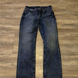 Silver Jeans Dark Blue Straight Leg Women's Jeans